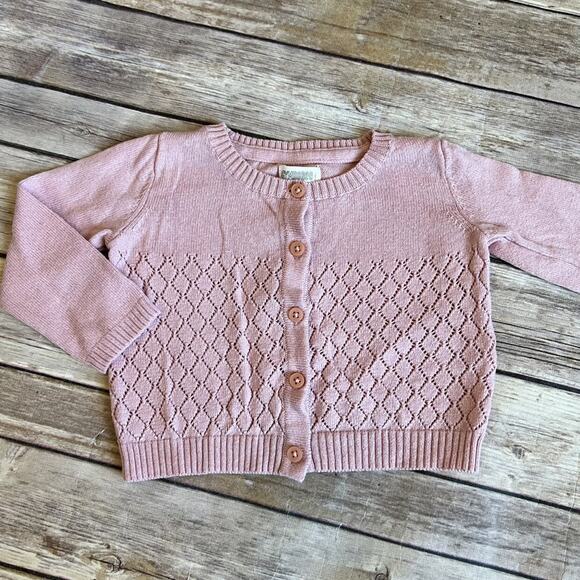 Gymboree Pink Cardigan Sweater - Picture 2 of 8